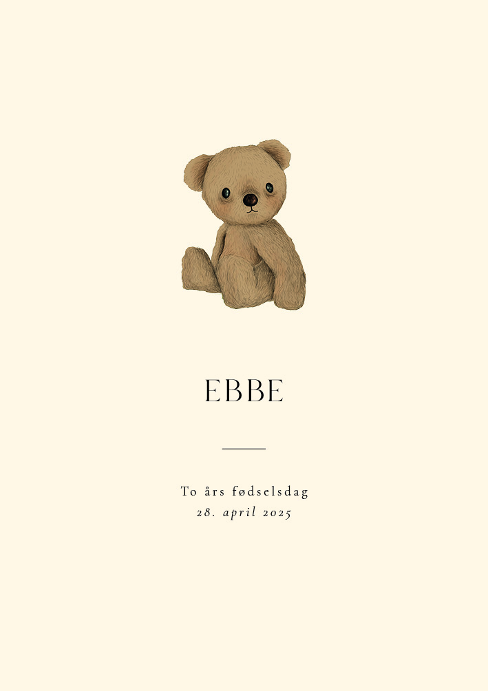 Invitationer - Ebbe Fødselsdag